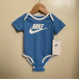 NWT Nike Baby Onesie in “Carolina” Blue